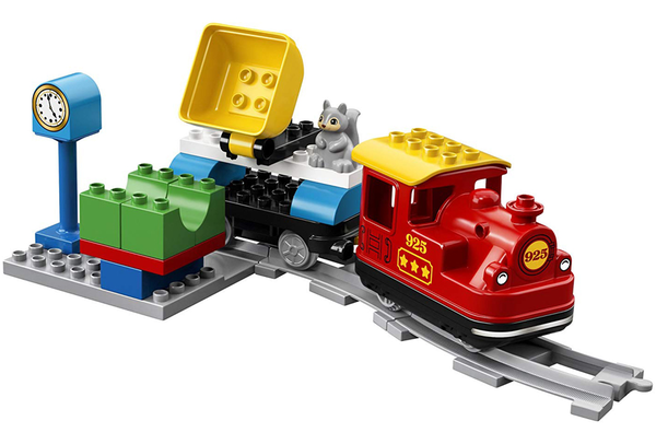 «Конструктор LEGO DUPLO Town Поезд на паровой тяге 59 деталей (10874) », бренда LEGO - фото №1