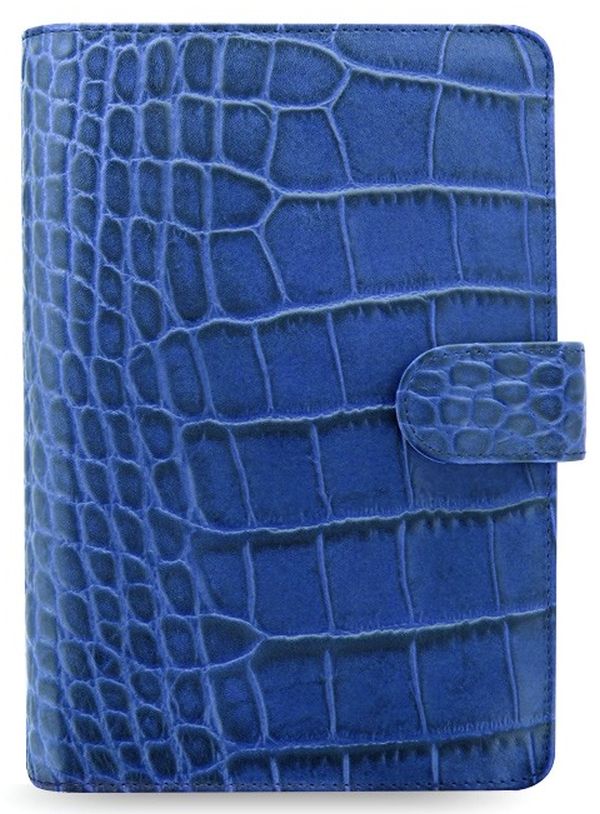  «Органайзер Filofax Classic Croc Personal Indigo (20-026008)», бренда Filofax - фото №1
