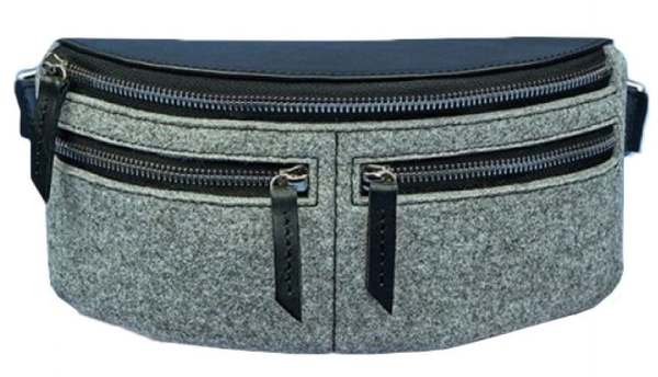  «Сумка поясная BlankNote Spirit Графит (BN-BAG-15-felt-g)», бренда BlankNote - фото №1