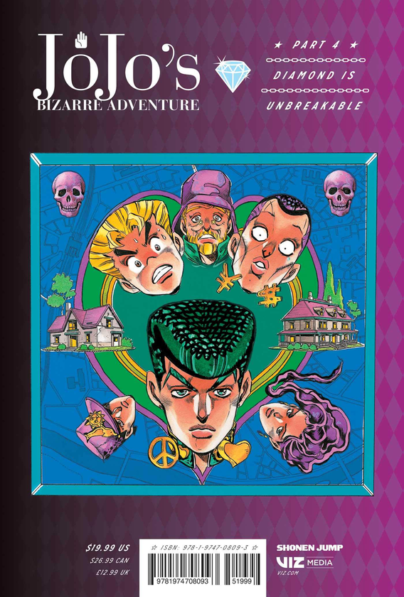Бумажная книга «JoJo's Bizarre Adventure. Part 4. Diamond Is Unbreakable. Volume 3», автор Хирохико Араки - фото №1