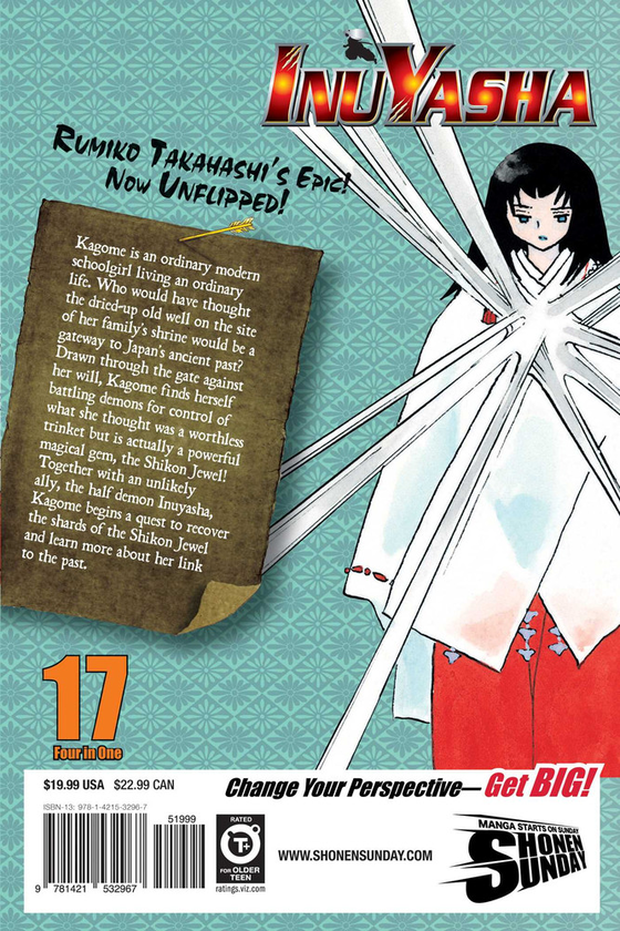 Бумажная книга «Inuyasha. 3-in-1 Edition. Volume 17», автор Румико Такахаши - фото №1