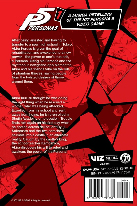 Паперова книга «Persona 5. Volume 1», автор Хісато Мурасакі - фото №1
