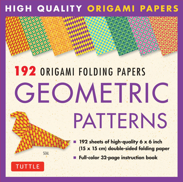 Бумажная книга «192 Origami Folding Papers in Geometric Patterns» - фото №1