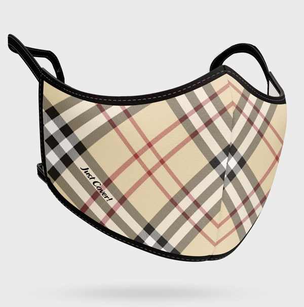 «Маска многоразовая тканевая Just Cover Burberry M (11382)», бренда Just Cover - фото №1