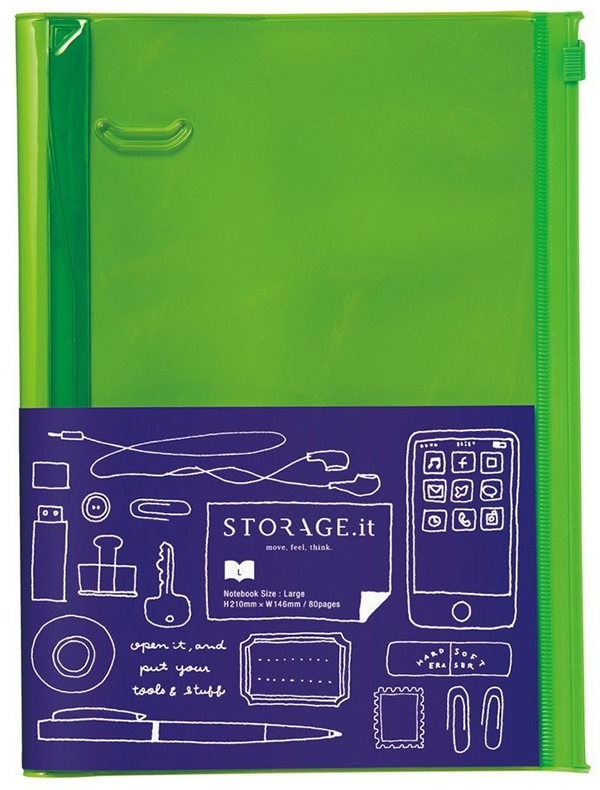  «Блокнот Storage.it Solid Colors L Зелений (STI-NB57-GN)», бренду Storage.it - фото №1