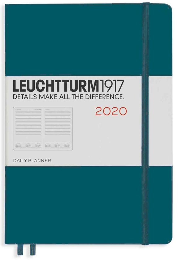 «Ежедневник Leuchtturm1917 2020 Тихоокеанский зеленый (360032)», бренда Leuchtturm1917 - фото №1