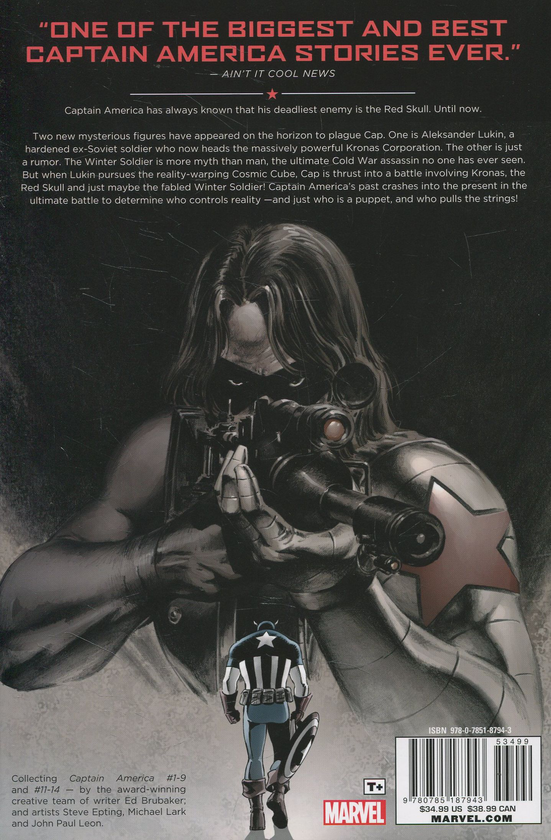 Marvel's Captain America　Winter Soldier Captain America: The Winter Soldier 3D SteelBook w