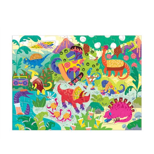  «Pizzasaurus 60 Piece Scratch & Sniff Puzzle», бренда Mudpuppy - фото №1
