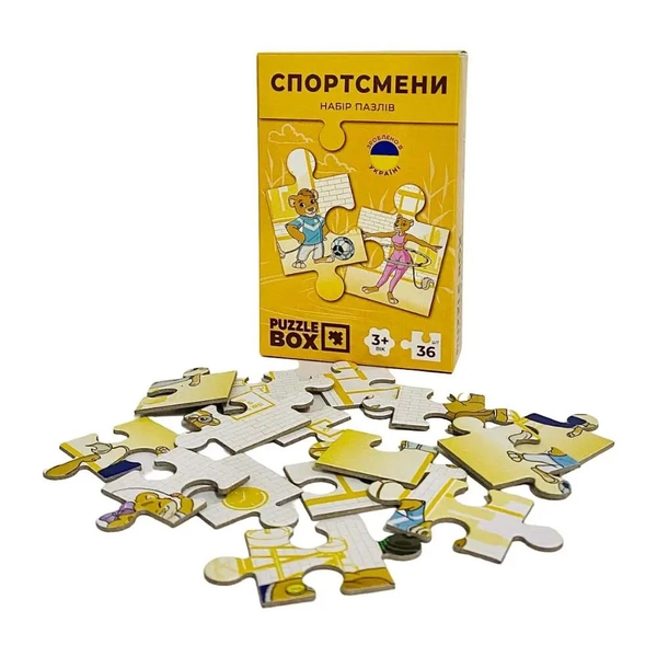  «Пазл JoyBand Спортсмени, 36 ел. (PB03)», бренда JoyBand - фото №1