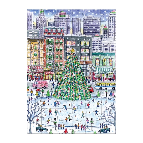  «Пазл Galison Christmas in the City by Michael Storrings 60 ел.», бренда Galison - фото №1