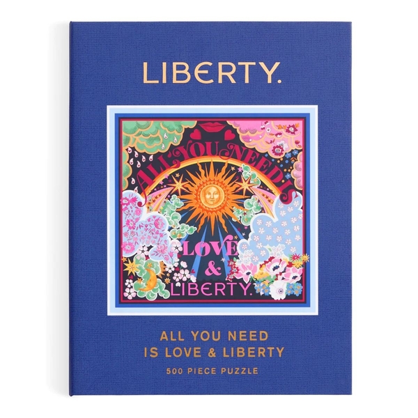  «Пазл Galison All You Need is Love & Liberty by Liberty of London Ltd 500 ел.», бренда Galison - фото №1