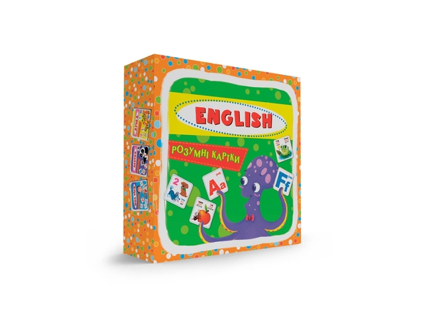 Паперова книга «Розумні картки. English ABC» - фото №1
