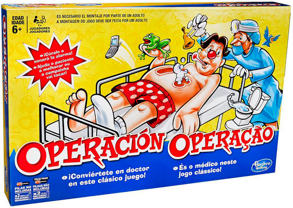  «Настольная игра Hasbro Операция обновленная (B2176)», брендов Hasbro, Family Game Night - фото №1