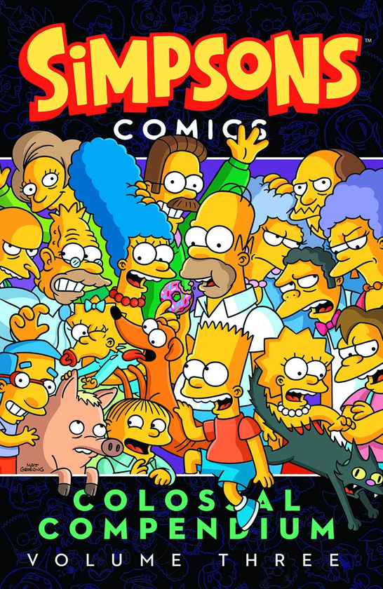 Паперова книга «Simpsons Comics - Colossal Compendium. Volume 3 », автор Метт Грьонінг - фото №1