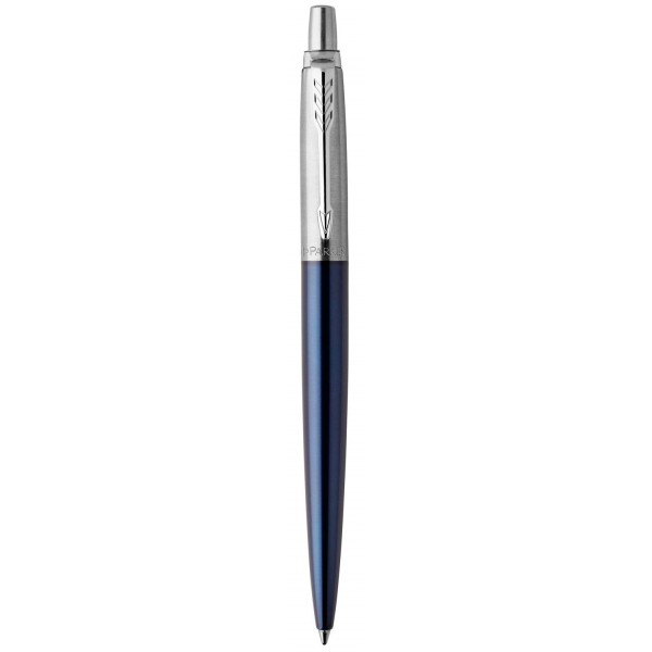 «Шариковая ручка Parker Jotter 17 Royal Blue CT BP (+чехол) (16 332b17)», бренда Parker - фото №1