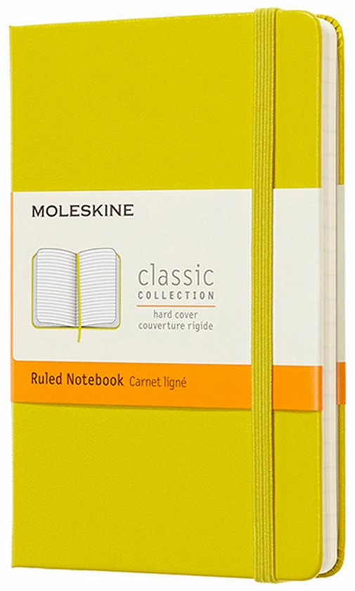 «Блокнот Moleskine Classic маленький линия желтый (MM710M18)», бренда Moleskine - фото №1