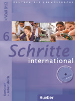 Паперова книга «Schritte International 6. Kursbuch + Arbeitsbuch (mit Audio-CD)», авторів Сілке Гілперт, Анна Роберт, Аня Шуманн - фото №1