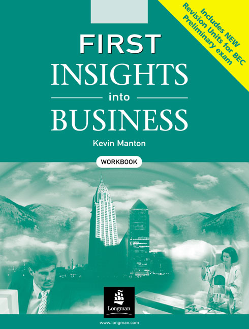 Бумажная книга «First Insights into Business. Workbook», автор Кевин Мэнтон - фото №1