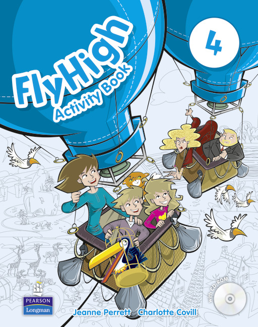 [object Object] «Fly High. Level 4. Activity Book (+ CD)», авторов Жанна Перретт, Шарлотт Ковилл - фото №1