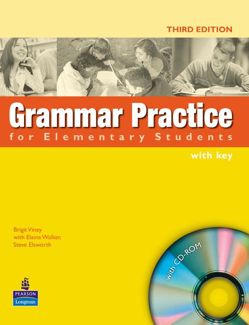 [object Object] «Grammar Practice Elementary Book with Key (+ CD-ROM)», авторов Стив Елсворс, Элейн Вокер, Бригит Вини - фото №1