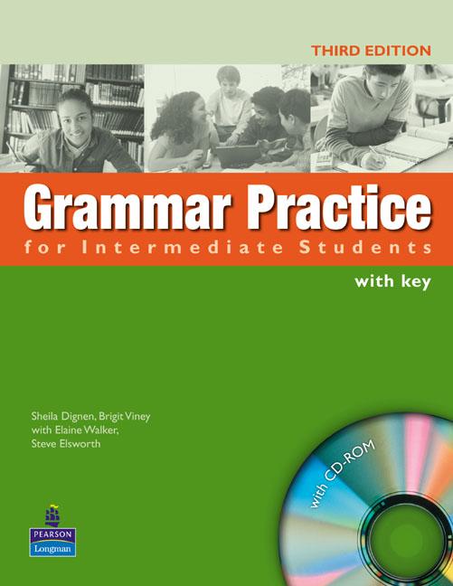 [object Object] «Grammar Practice Intermediate Book with Key (+ CD-ROM)», авторів Елейн Вокер, Стів Елсворс, Шейла Дігнен, Брігіт Віні - фото №1