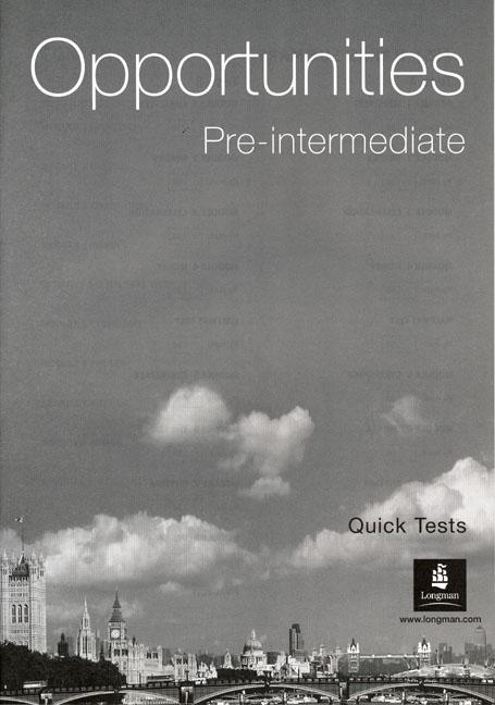 Паперова книга «Opportunities Pre-intermediate Quick Tests» - фото №1