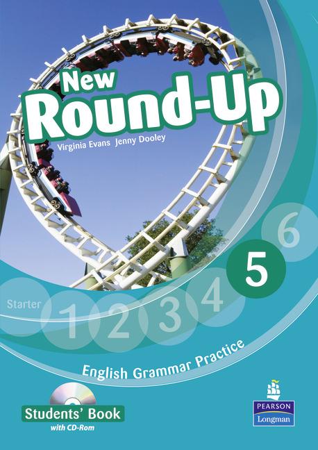 [object Object] «New Round-Up 5 Students' Book (+ CD-ROM)», авторів Вірджинія Еванс, Дженні Дулі - фото №1