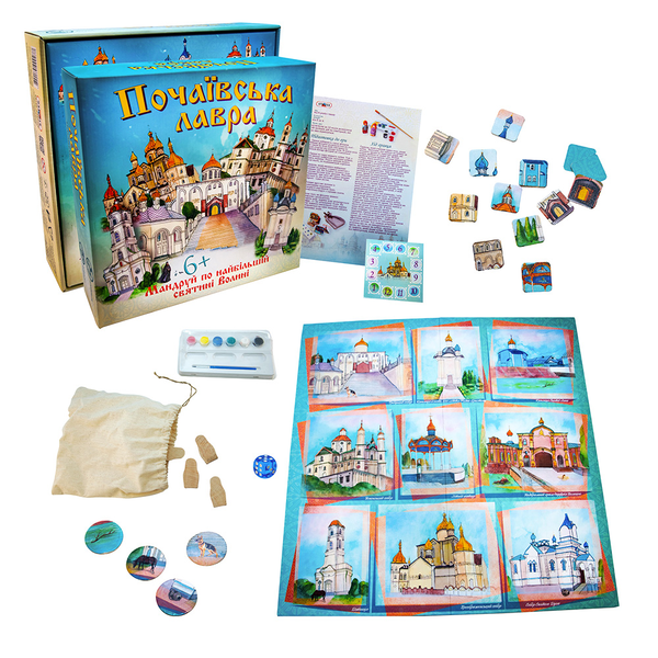  «Настольная игра Strateg Почаївська лавра (30102)», бренда Strateg - фото №1