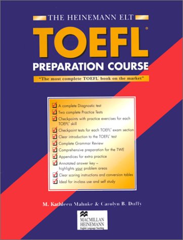 Паперова книга «Hienemann TOEFL Preparation Course», авторів М. Кейтлін Манке, Керолін Б. Даффі - фото №1