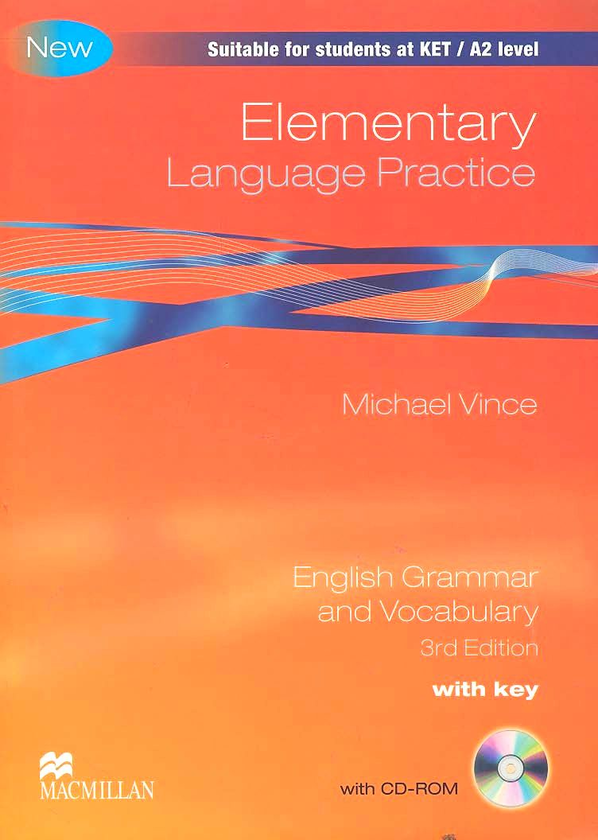 Бумажная книга «Elementary Language Practice New with Key (+ CD-ROM)», автор Майкл Винс - фото №1