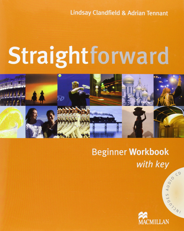 [object Object] «Straightforward Beginner Workbook Pack with Key (+ CD-ROM)», авторів Ліндсей Клендфілд, Едріан Теннант - фото №1