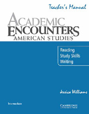Паперова книга «Academic Encounters. American Studies Teacher's Manual», автор Джессіка Вільямс - фото №1