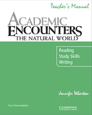 Паперова книга «Academic Encounters. The Natural World Teacher's Manual», автор Дженніфер Вартон - фото №1