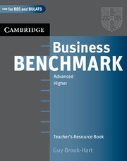 Паперова книга «Business Benchmark Advanced. Teacher's Resource Book», автор Гай Брук-Харт - фото №1