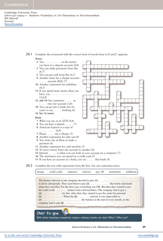 Паперова книга «Business Vocabulary in Use: Elementary to Pre-intermediate with Answers (+ CD-ROM)», автор Білл Мескалл - фото №1