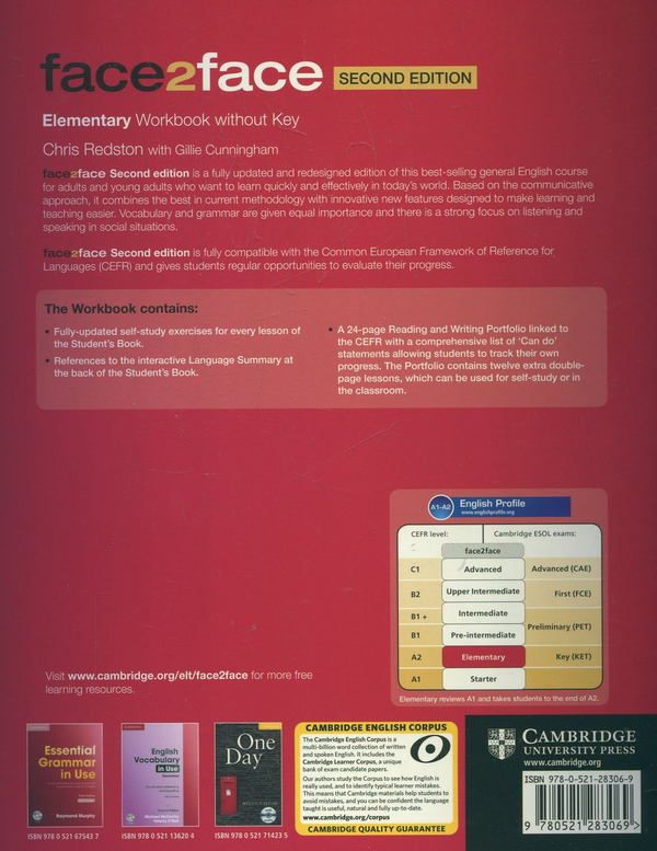 [object Object] «Face2face. Elementary Workbook without Key», авторів Кріс Редстон, Джиллі Каннінгем - фото №3 - мініатюра