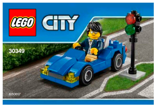  «Конструктор LEGO City Спортивная машина 47 деталей (30349)», бренда LEGO - фото №1