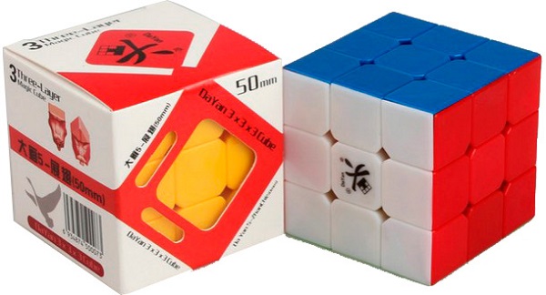  «Игрушка-головоломка DaYan 50mm Zhanchi stickerless white (DY50ZW)», бренда DaYan - фото №1