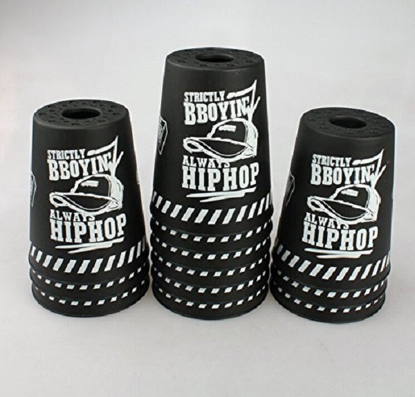  «Іграшка-головоломка YJ Speed ​​Flying Cups with Bag Graffiti Black (YJTB09)», бренду YJ - фото №1