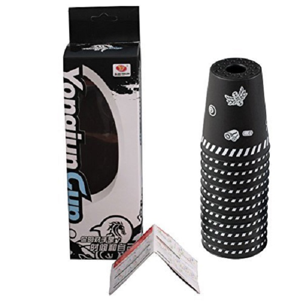  «Іграшка-головоломка YJ Speed ​​Flying Cups with Bag Graffiti Black (YJTB09)», бренду YJ - фото №1