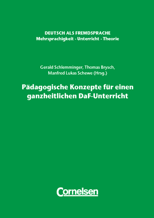 Паперова книга «Deutsch als Fremdsprache. Padagogische Konzepte fur einen ganzheitlichen», автор Томас Бриш - фото №1