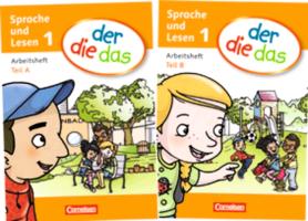 Бумажная книга «Der Die Das. Erstlesen. 1 Schuljahr. Arbeitsheft Teil A und B im Paket», автор Стефан Юк - фото №1