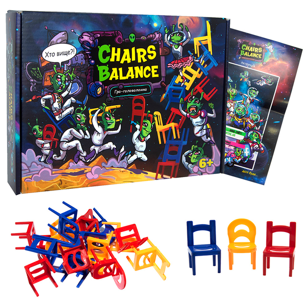  «Настольная игра Strateg Chairs Balance (30408)», бренда Strateg - фото №1