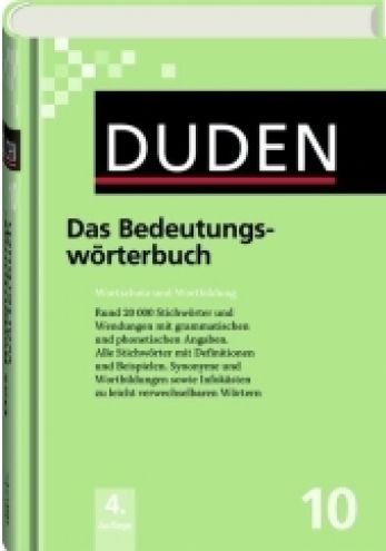 Бумажная книга «Duden 10. Das Bedeutungsworterbuch», автор Вольфганг Мюллер - фото №1