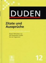 Паперова книга «Duden 12. Zitate und Ausspruche», автор Аня Штайнхауер - фото №1