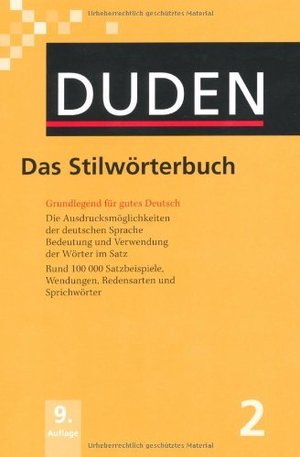 Бумажная книга «Duden 2. Das Stilworterbuch», автор Гюнтер Дроздовски - фото №1
