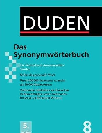 Паперова книга «Duden 8. Das Synonymworterbuch» - фото №1