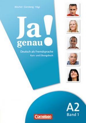 Бумажная книга «Ja genau! A2. Band 1. Kurs- und Ubungsbuch mit Losungen und CD», автор Клавдия Босхель - фото №1