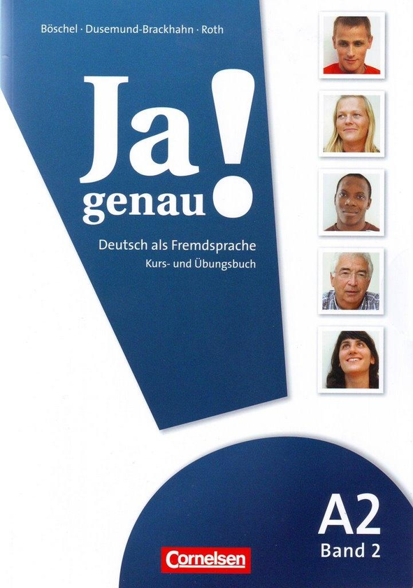 Паперова книга «Ja genau! A2. Band 2. Kurs- und Ubungsbuch mit Losungen und CD», автор Клавдія Босхель - фото №1