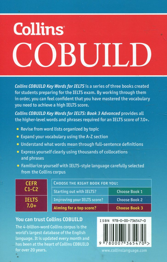 [object Object] «Collins Cobuild Key Words for IELTS. Book 3: Advanced» - фото №3 - мініатюра